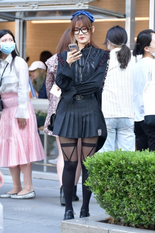 ★短裙丝袜美女