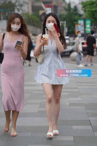 街拍女神美女闺蜜