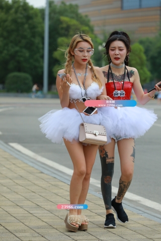 【视觉冲击赛帖】性感低胸，两个白天鹅