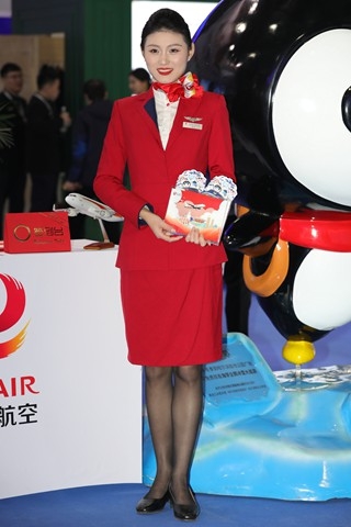龙江航空高挑大长腿黑丝空乘（完整版）