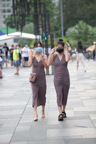 一样的裙，穿在不同人的身上~