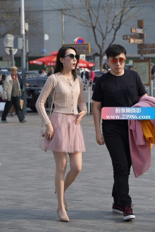 街拍极品漂亮美女