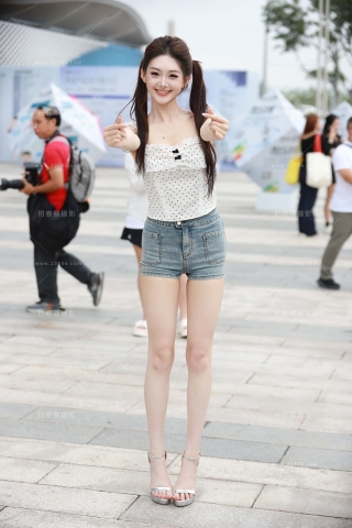 大长腿热裤-粥粥酱