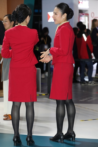 非CATA展会国泰航空成熟空姐厚黑丝（完整版）