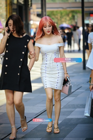 【凯恩赛帖】白色包臀裙美人