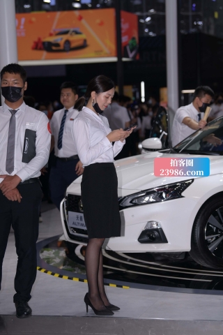车展黑丝礼仪