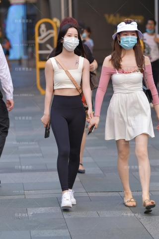 【视觉冲击赛贴】黑色紧身裤美眉