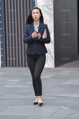 紧致西裤，职工装熟女