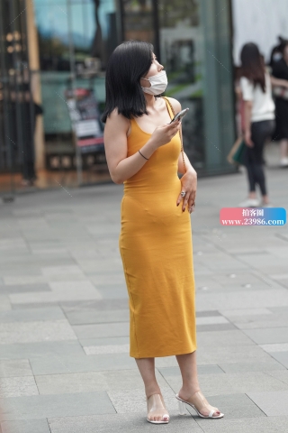 【凯恩赛贴】性感黄裙