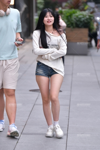 ★超短牛仔热裤美女