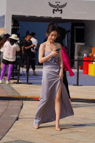 时装周极品气质美女