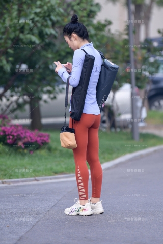 第1547篇★巧遇瑜伽紧身美女★