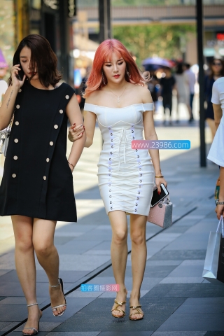 【凯恩赛帖】白色包臀裙美人