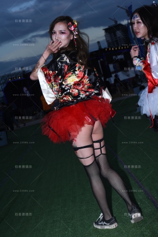 (补档)火辣红裙电音妹