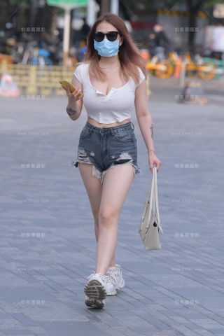 【红石赛贴】性感热裤美女