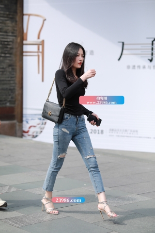 【凯恩赛帖】牛仔高跟美女